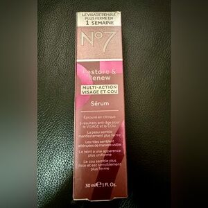No7 Restore & Renew Face & Neck Serum